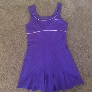 Nike purple tennis dress Sz lge